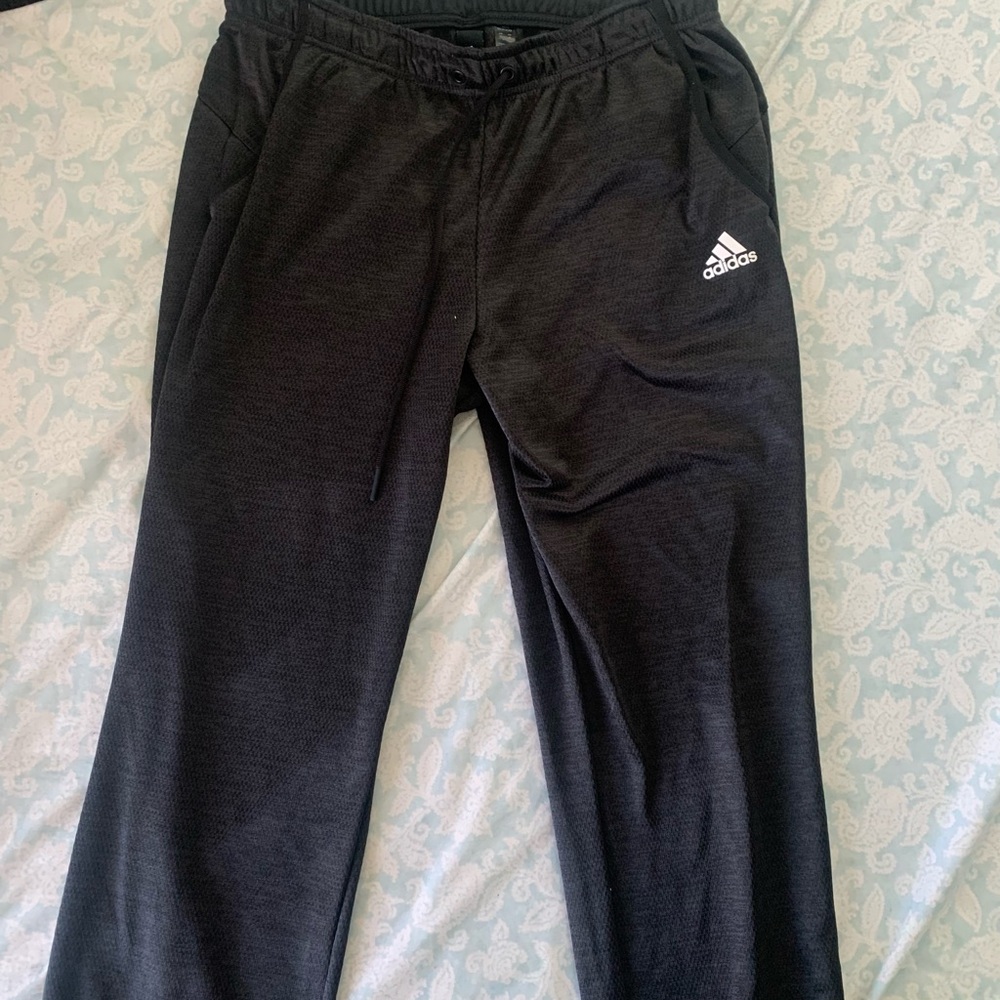 Adidas black joggers